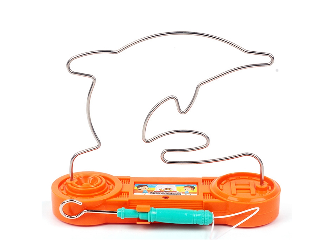 Ats juego de Laberinto Eléctrico Juguete Buzz Tablero de Laberinto de Habilidad Juego Familiar para Niños Y Adultos