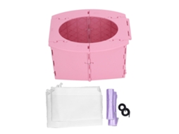 Toalete Portátil LAXISCREED para Bebê Rosa Plegável Pp