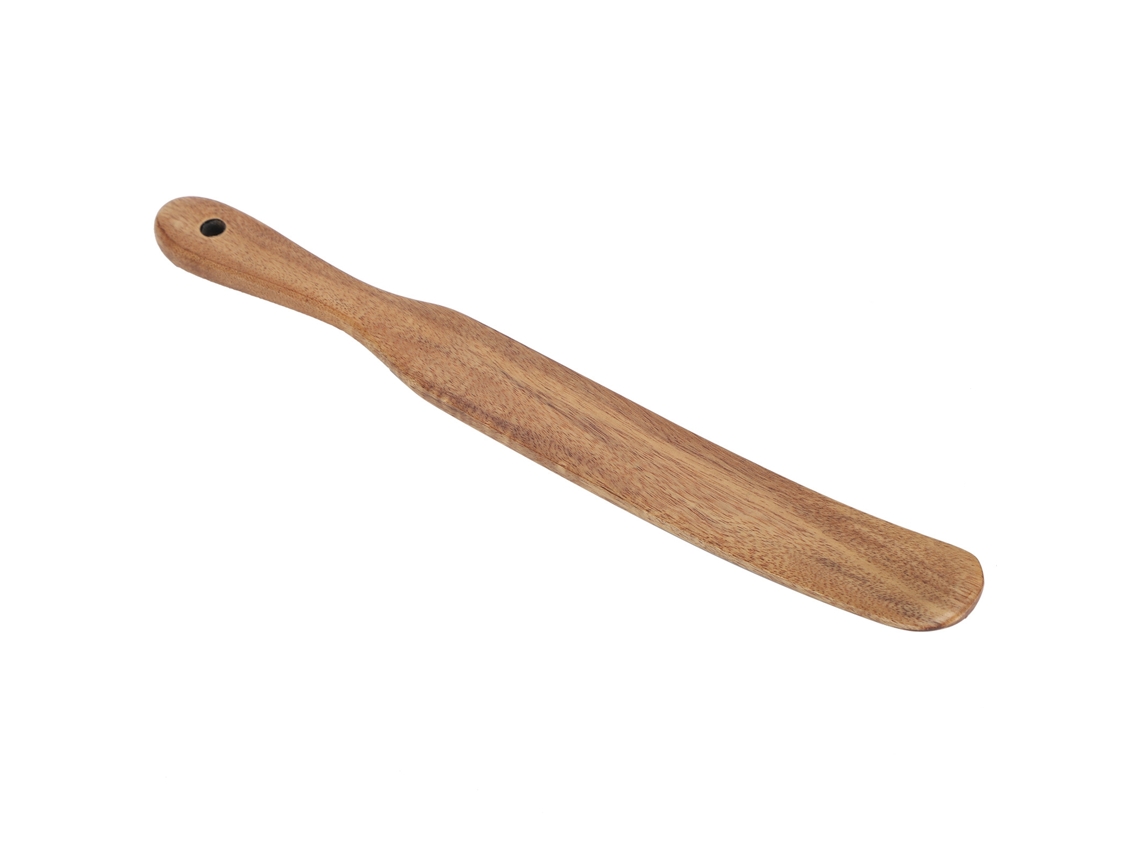 Espátula de Teak LAXISCREED 28x3cm Utensílio Cozinha