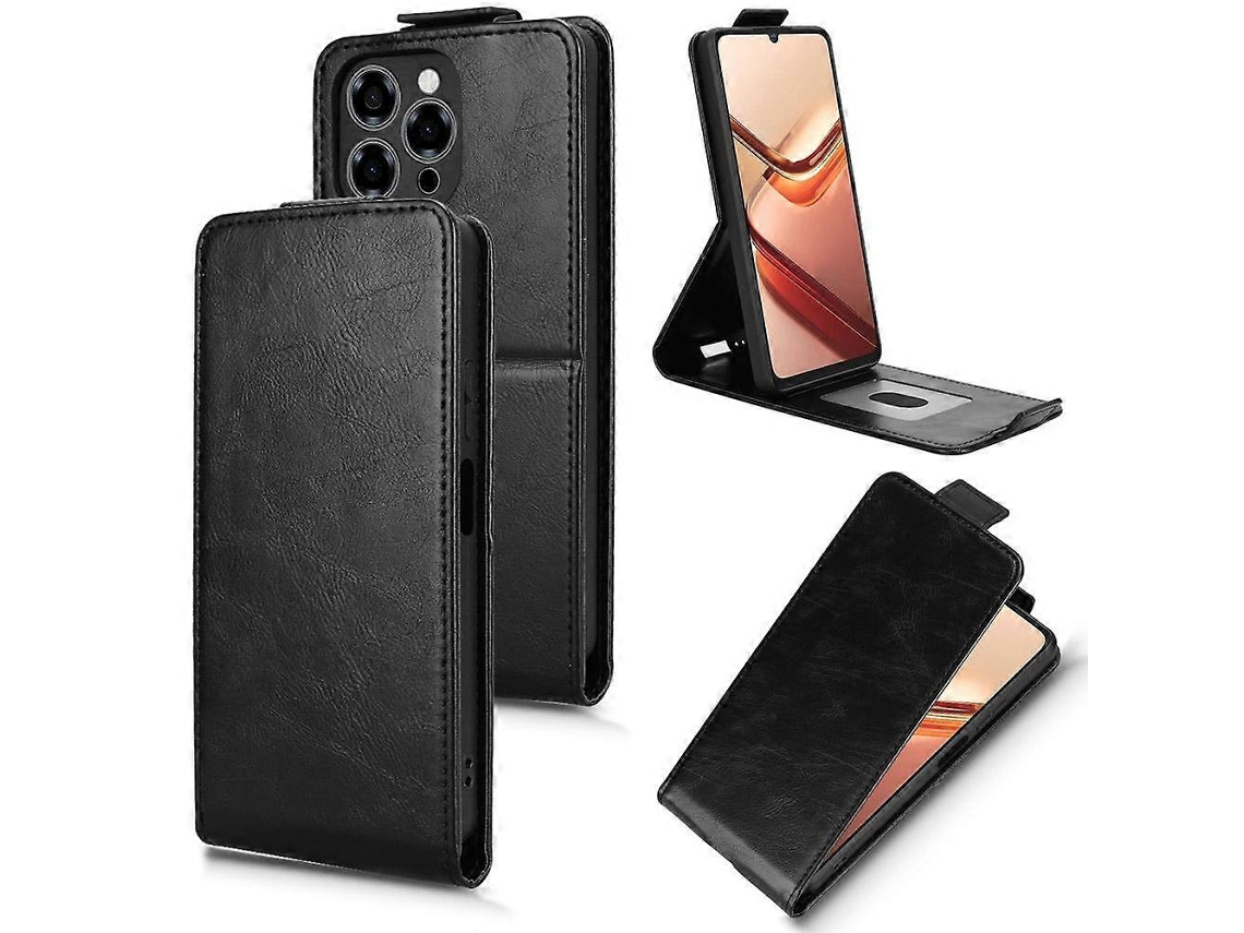 Capa De Couro Com Fecho Magnético Vertical E Fivela Para Doogee Note 58 / Note 58 Pro