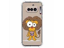 Capa Tumundosmartphone De Silicone À Prova De Choque Para Nothing Phone 4a 5g Com Estampa De Leão