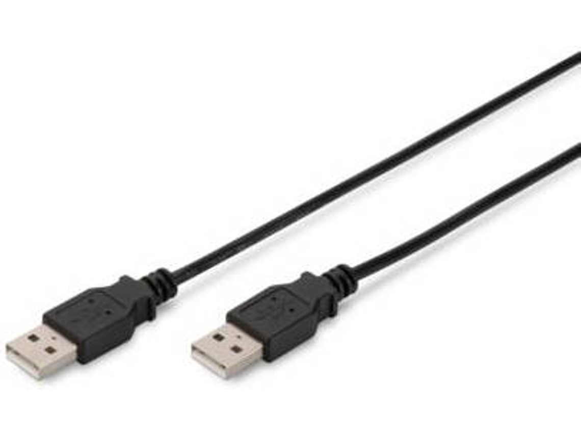 Cabo de Dados DIGITUS (USB A - 1.8 m - Preto)