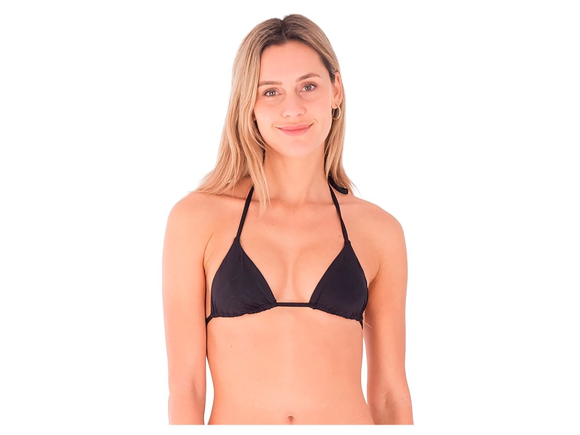Top de Biquíni Solid Itsy Bitsy Preto M Mulherhurley