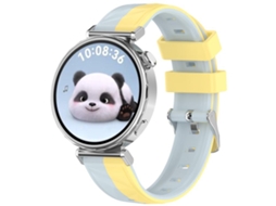 Bracelete para Huawei Watch Gt 6 / 5 / 4 Silicone Bicolor Textura de Cristal de Gelo Azul e Amarelo XIAOMOYU (41mm)