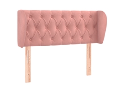 Cabeceira C/ Abas Veludo 103x23x78/88 cm Rosa MAISON EXCLUSIVE
