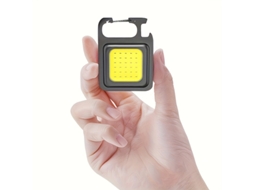 Minilanterna Portátil com Led Único, Gancho Magnético e Abridor de Garrafas, Recarregável Via Usb Configuração Gamer STELASPLEN
