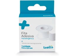 Fita Adesiva Hipoalergênica WELLS (5mx2,50 cm)
