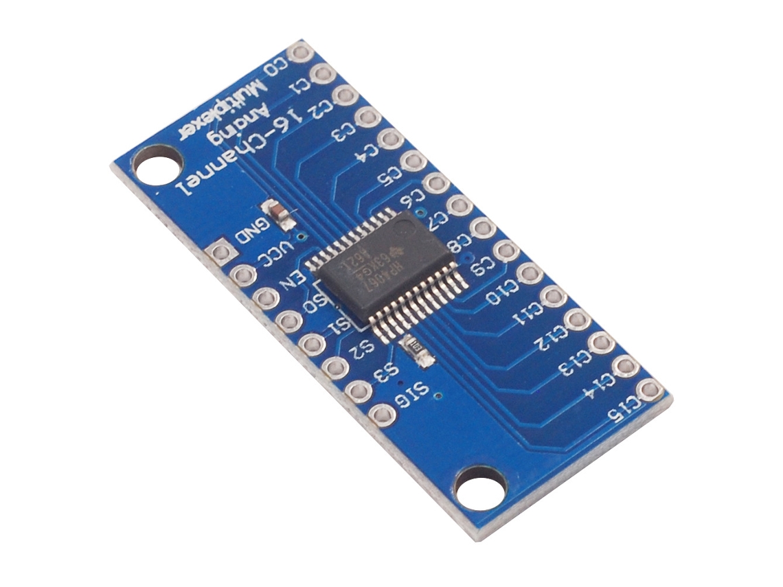Placa Multiplexora Analógica e Digital de 16 Canais Cd74hc4067 para Componentes Eletrônicos ZYBLSSBB