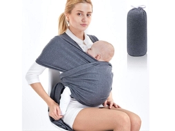 Mochila De Amamentação, Porta Bebê De Algodão Orgânico Macio Para Recém Nascidos E Crianças Até 15 Kg*