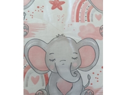Conjunto de Lençóis para Mini Berço de CHIPOLINO Pink Elephant