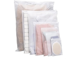 Pacote com 35 sacos BRILVIBERA, plástico, zip, para passeios escolares