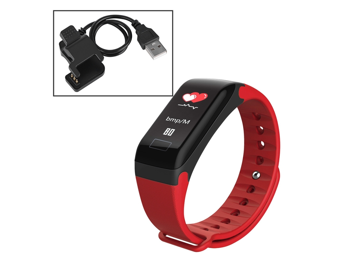 Pulseira Esportiva à Prova D'água com Monitor de Frequência e Pressão EOOCOO