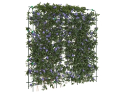 Vidaxl Treliças Jardim P/ Plantas Trepadeiras 3 Pcs Estrutura Em U Aço