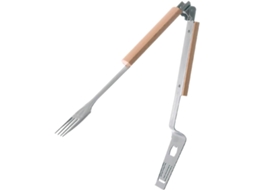Pinça Para Grelhar Yarnow Em Aço Inoxidável Com Alças, Utensílio De Cozinha Multifuncional Para Churrasco, Camping E