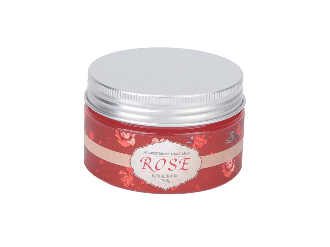 Máscara De Mãos Hidratante De Rosa 100g Para Mãos Secas