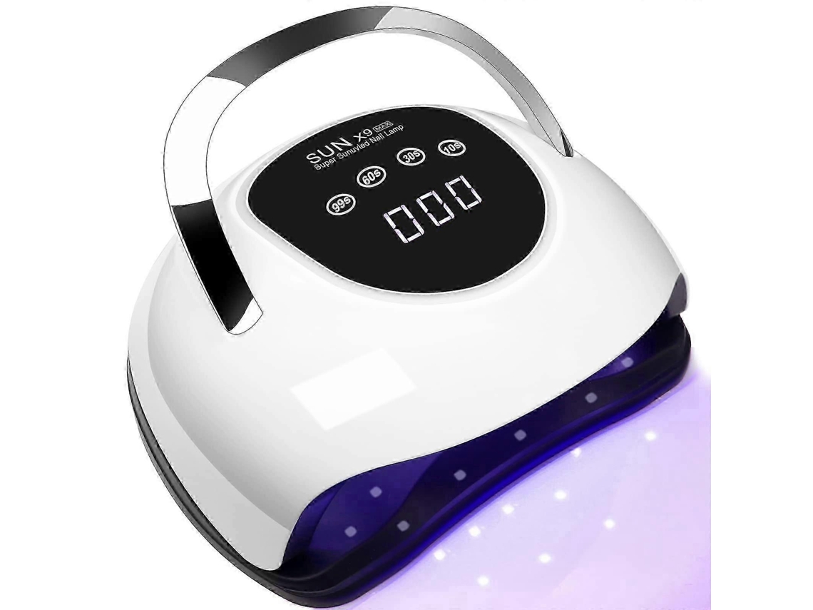 Lâmpada Uv para Unhas em Gel Profissional Rápida de 220 W com 4 Temporizadores e Tela Sensível LY EBIKE (não aplicável)