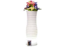 Flower Vase With Rgb Led Backlight And Remote Control Techly