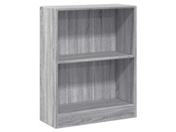 Bookcase, Bookcases Vidaxl Cinzeto Madeira Processada (n/a)