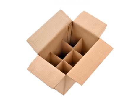 Pack 10 Caixa P/ 6 Garrafas De Vinho Borgonha