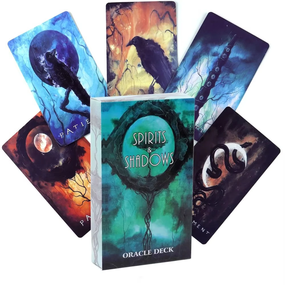 Tarô Sombras da Alma, Cartas Oráculo, Jogos de Adivinhação, Jogos de Tabuleiro para Festas em Família MDUG