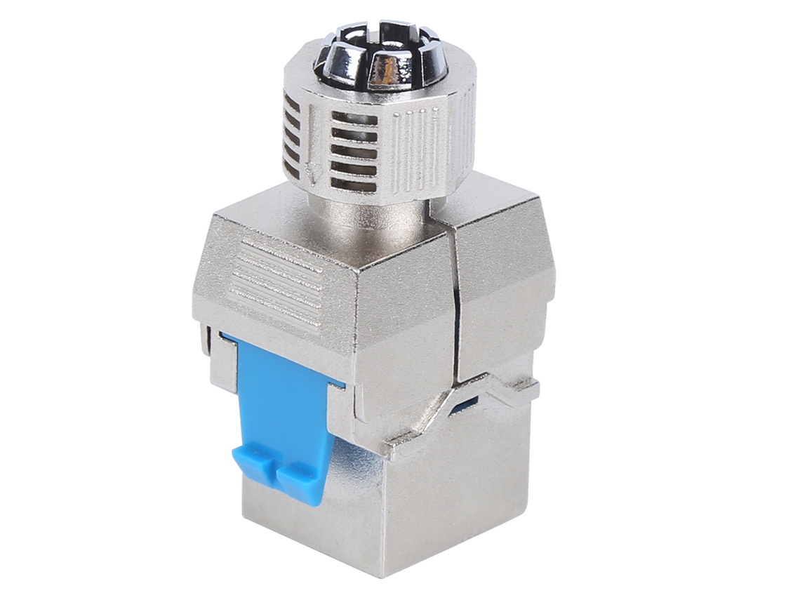 Módulo De Rede Cat8 Sem Ferramenta Rj45 Blindado