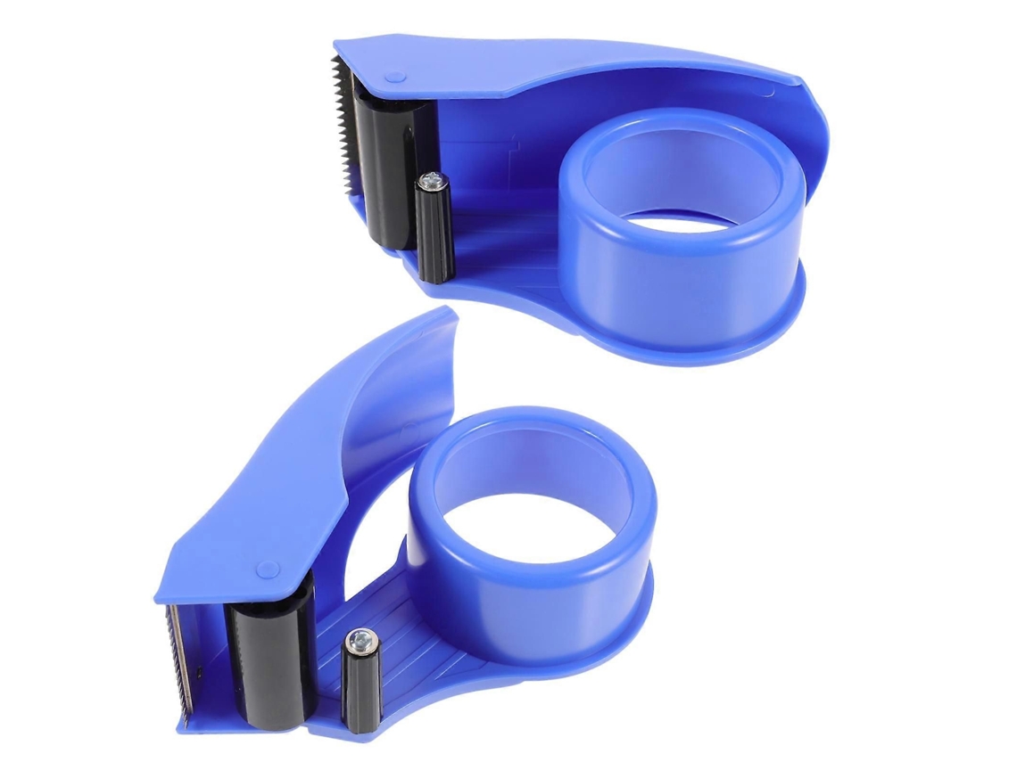 Cortador de Fita Adesiva Manual com 2 Unidades, Dispensador de Fita Adesiva para Embalagem, Dispensador de Fita Adesiva Ergonômico e Amplo GOKOCO
