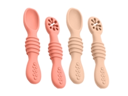 Colheres de Silicone para Bebés Primeira Etapa de Alimentação NEVEANCE