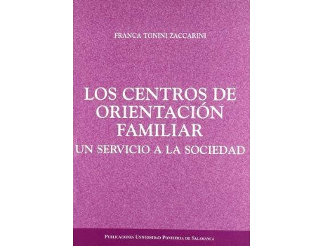 Livro Los centros de orientación familiar de Tonini Zaccarini, Franca (Espanhol)