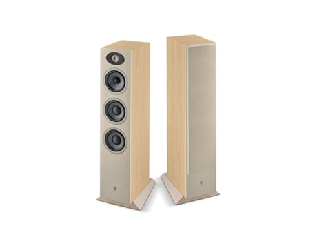 Colunas De Chão, 3 Vias Focal Theva Nº2, Madeira Clara