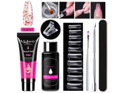 Conjunto De Gel Para Extensão De Unhas Com 7 Peças E Ferramentas Para Alisar As Unhas.pgs003