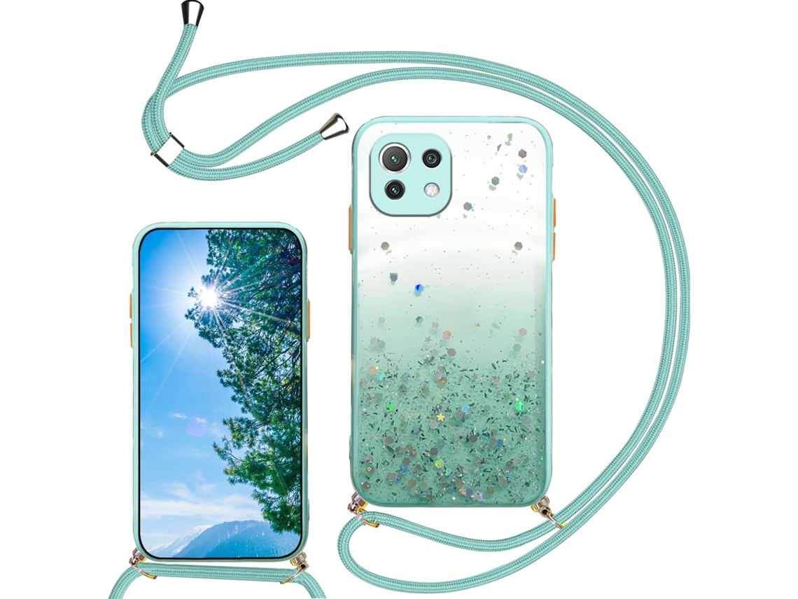 Correia Colar Portátil para Xiaomi Xiaomi 11 HONGWE. Anti-Choque Transparente