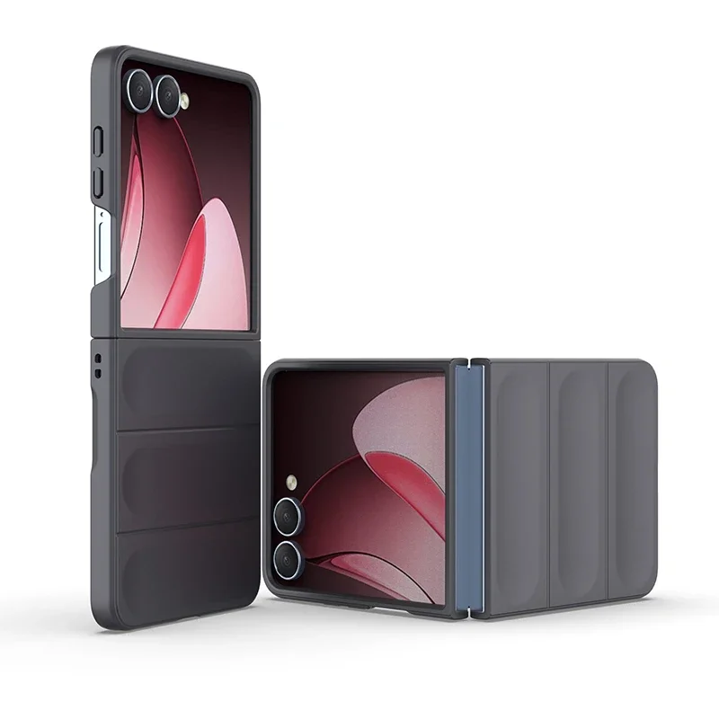 (cinza Escuro, Galaxy Z Flip7) Capa De Celular De Luxo Fosca Rígida Para Negócios Com Estrutura Protetora Espessa E Macia À Prova De Choque.