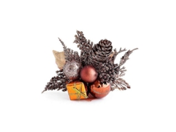 Decorações De Natal Feitas De Pinhas Olysi Shop (bronze)