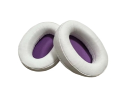 Almofada para Auscultadores Kingston Hyperx Cloud Alpha de Orelhas de Espuma Macia Branco Roxo
