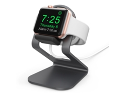 AhaStyle ST03 para base de suporte em liga de alumínio da série Apple Watch (preta)