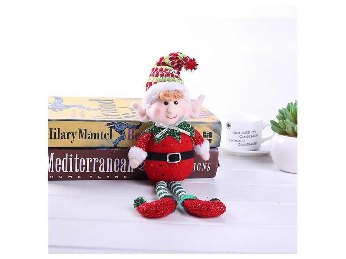 Peluche Duende De Natal Com Pernas Compridas