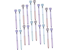 Conjunto De 20 Canetas Esferográficas Coloridas Stobok, Ergonômicas E
