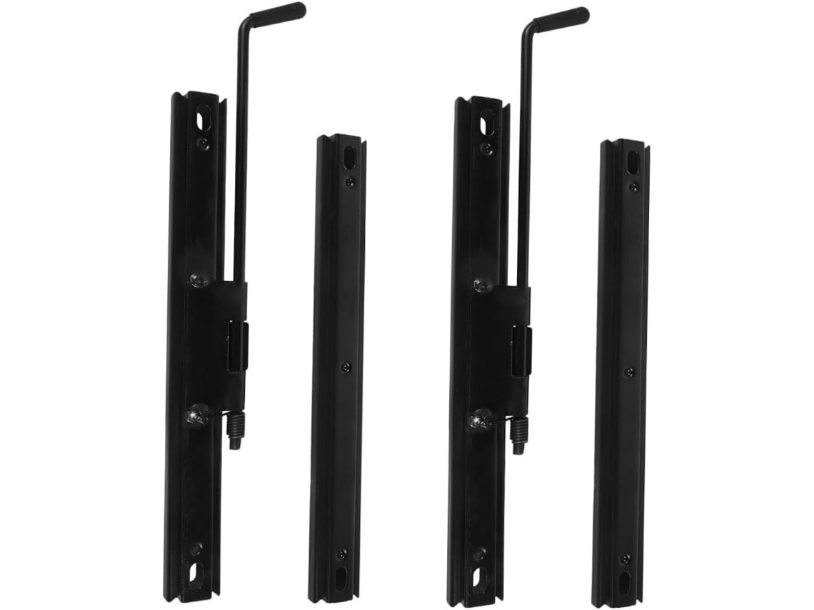 Trilhos Deslizantes Ajustáveis De Ferro Para Assento, 2 Pares, Suportes De Montagem Traseira Para Carro.