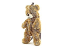 2026 mochila Casual para Mulher de Peluche com Urso Cartoon Estilo Moda Material Poliéster Cremallera B2305