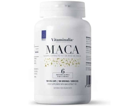 Suplemento Alimentar VITAMINALIA Maca (180 veg caps)