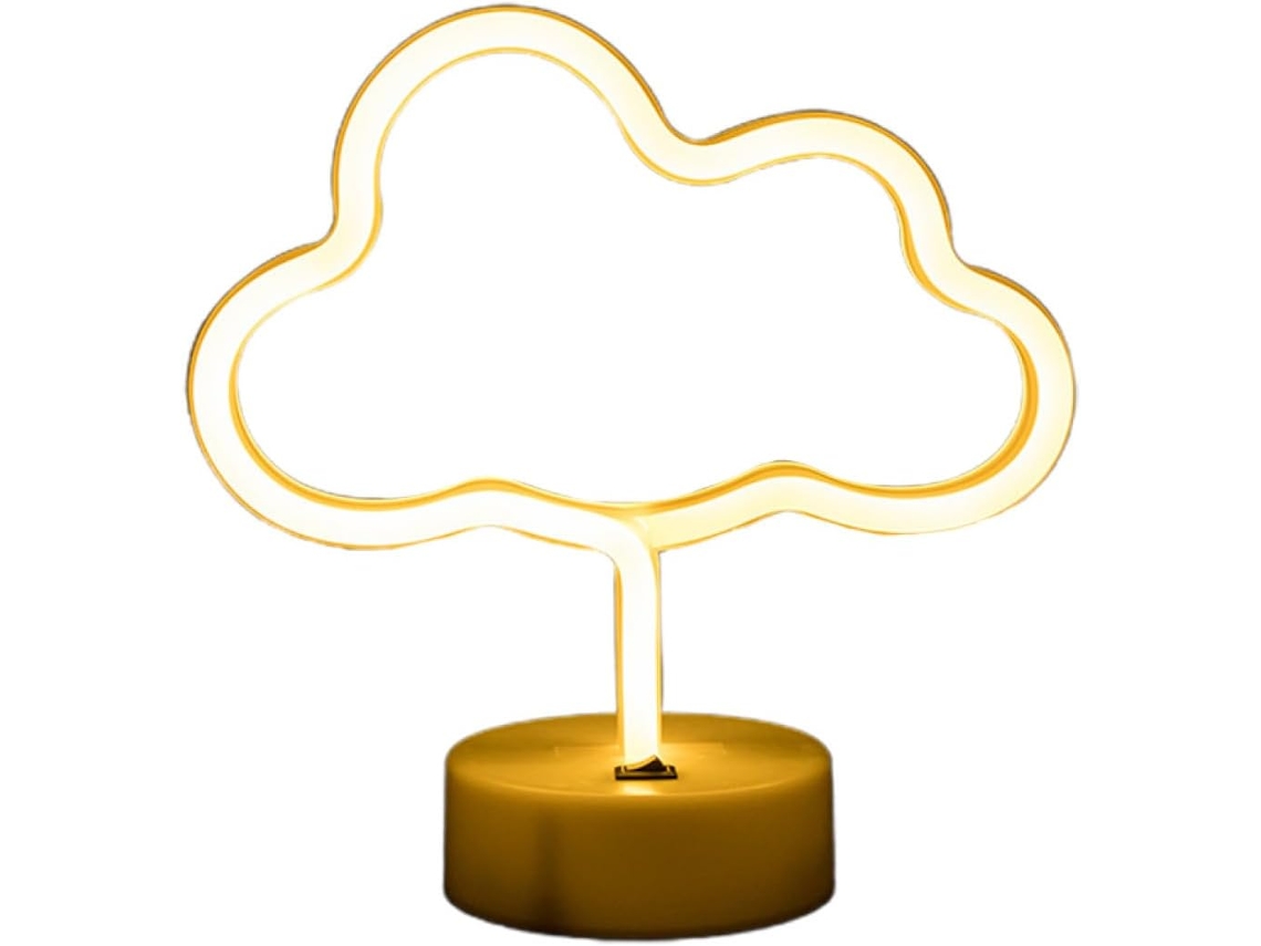 Luminária De Cabeceira Kombuida Usb Em Formato Nuvem Com Sensor