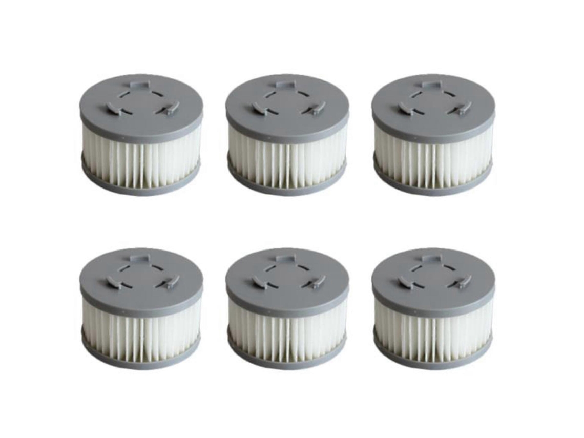 Pacote com 6 Filtros Hepa para Aspirador de Pó Portátil Sem Fio Jv85/jv85 Pro/h9 Pro BRILVIBERA
