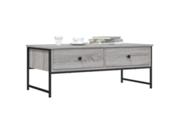Vidaxl Mesa De Centro 101x49x39,5 Cm Derivados Madeira Cinzento Sonoma