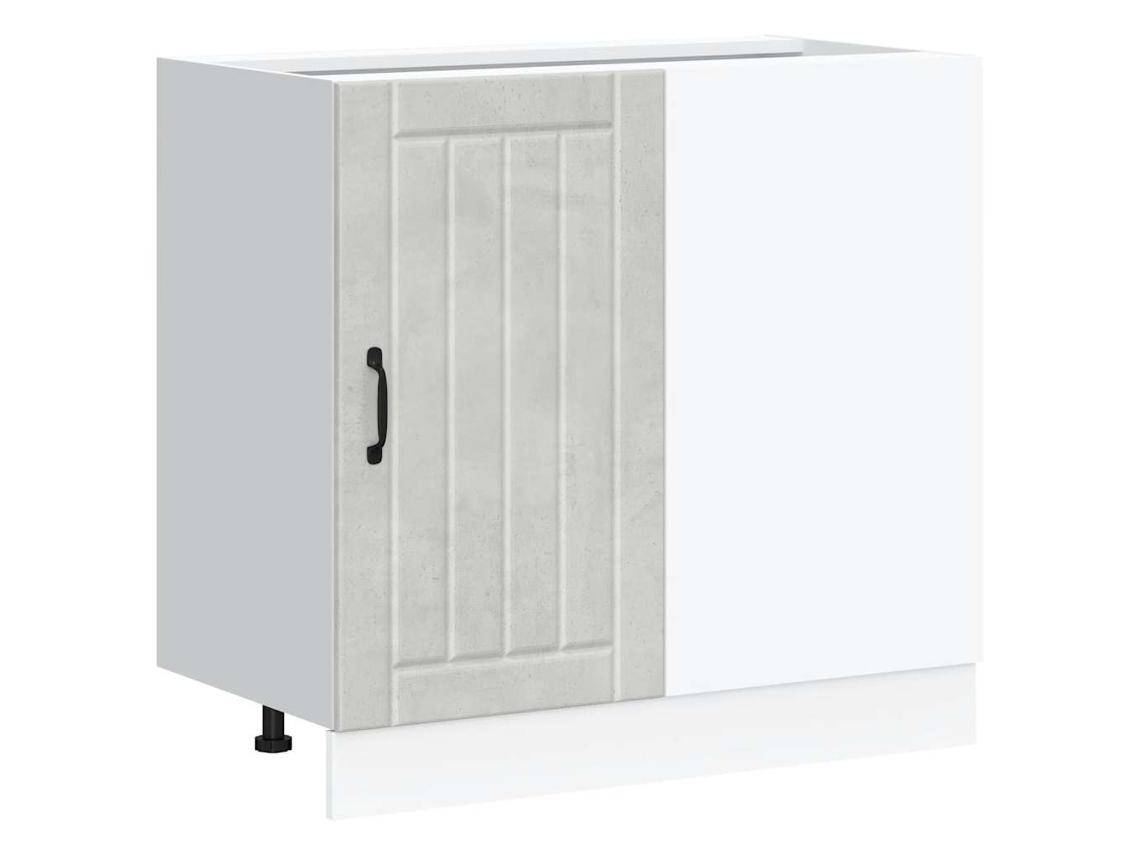 Kitchen Base Cabinet, Kitchen Base Cabinets Vidaxl Cinzeto Madeira Processada (n/a)