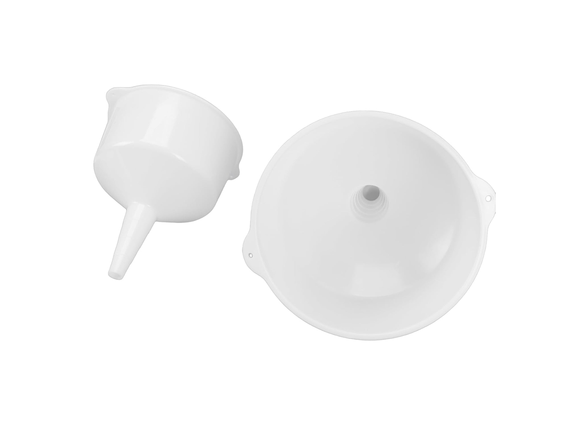 Funis De Plástico Jeffergarden 2l E 4l Para Encher Garrafas Latas, Funil Cônico Multiuso De Pp Com Boca Larga Para