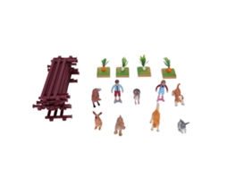 Primerox figurinhas de Animais de Fazenda Realistas Brinquedos Educativos com Detalhes