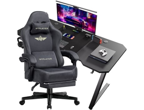 Cadeira Gamer Mesa Gamer Em Z, Ótima Combinação De Relação Qualidade Preço Gtplayer