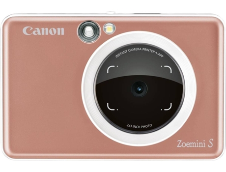 CANON - Máquina Fotográfica Instantânea  Zoemini S (Rosa Dourado - Li-Po 700 mAh - 51 x 76 mm) Máquina Fotográfica Instantânea  Zoemini S (Rosa Dourado - Li-Po 700 mAh - 51 x 76 mm)