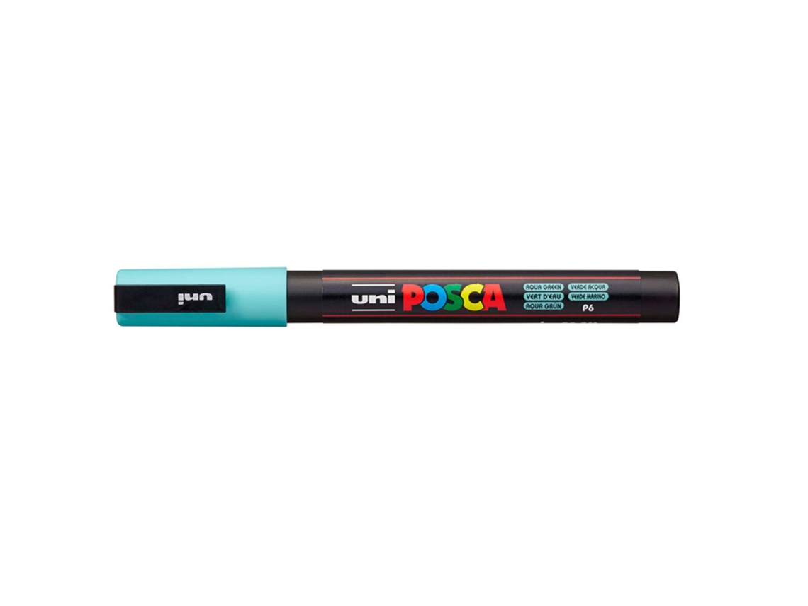 Marcador POSCA Pc-3m Ponta Redonda Fina 0,9 A 1,3 Mm Verde Água