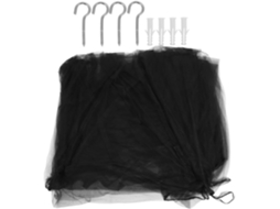 Mosquiteiro Quadrado Grande Para Cama, Portas, Cortina Preta Para Quarto, Decoração De Casa, Limpeza